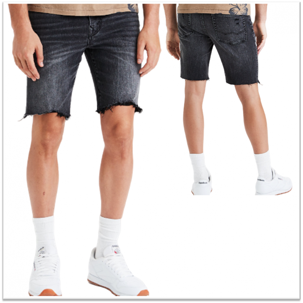Wrangler Riggs Shorts: Men's Vintage Indigo 3W320 VI Denim Carpenter Shorts