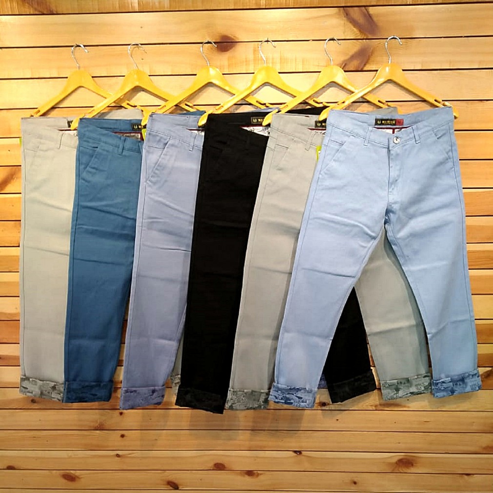 Mens Cotton Regular Fit 6 Colour Trouser Set B2b Wholesale Rs 399