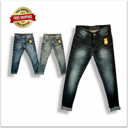 Men Jeans 3 Colours Set Wholesale Rs. 560.