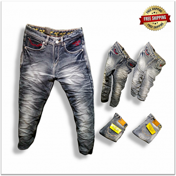 branded regular fit jeans