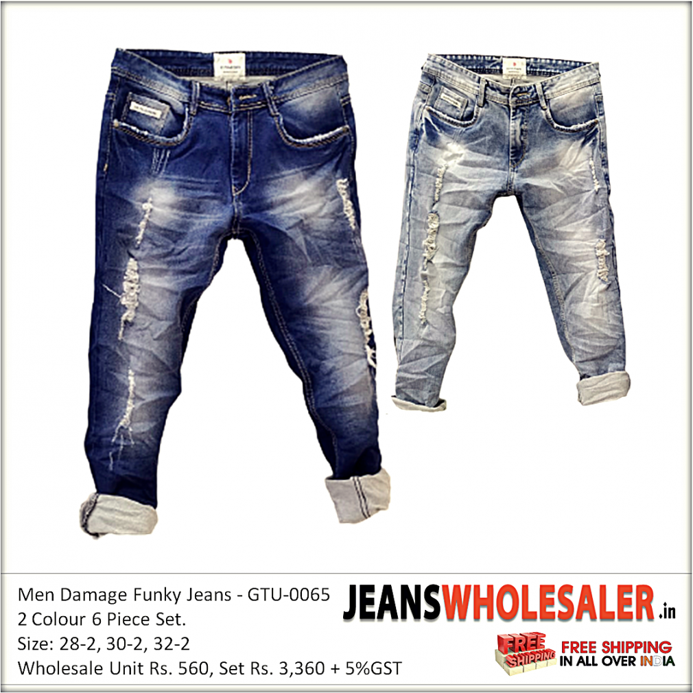 jeans damage style