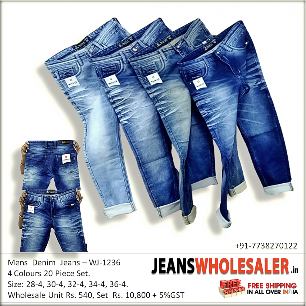 Fancy Mens Denim Jeans At Wholesale at Rs.550/Piece in bellary offer by  Zoya Garments