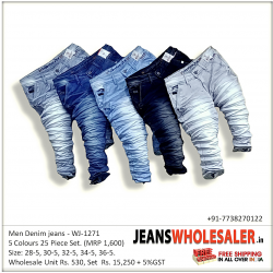 Mens Funky Colour Jeans