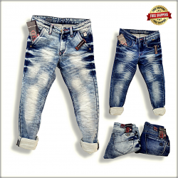 Mens Cross & Round Pocket Jeans Set GTU0077