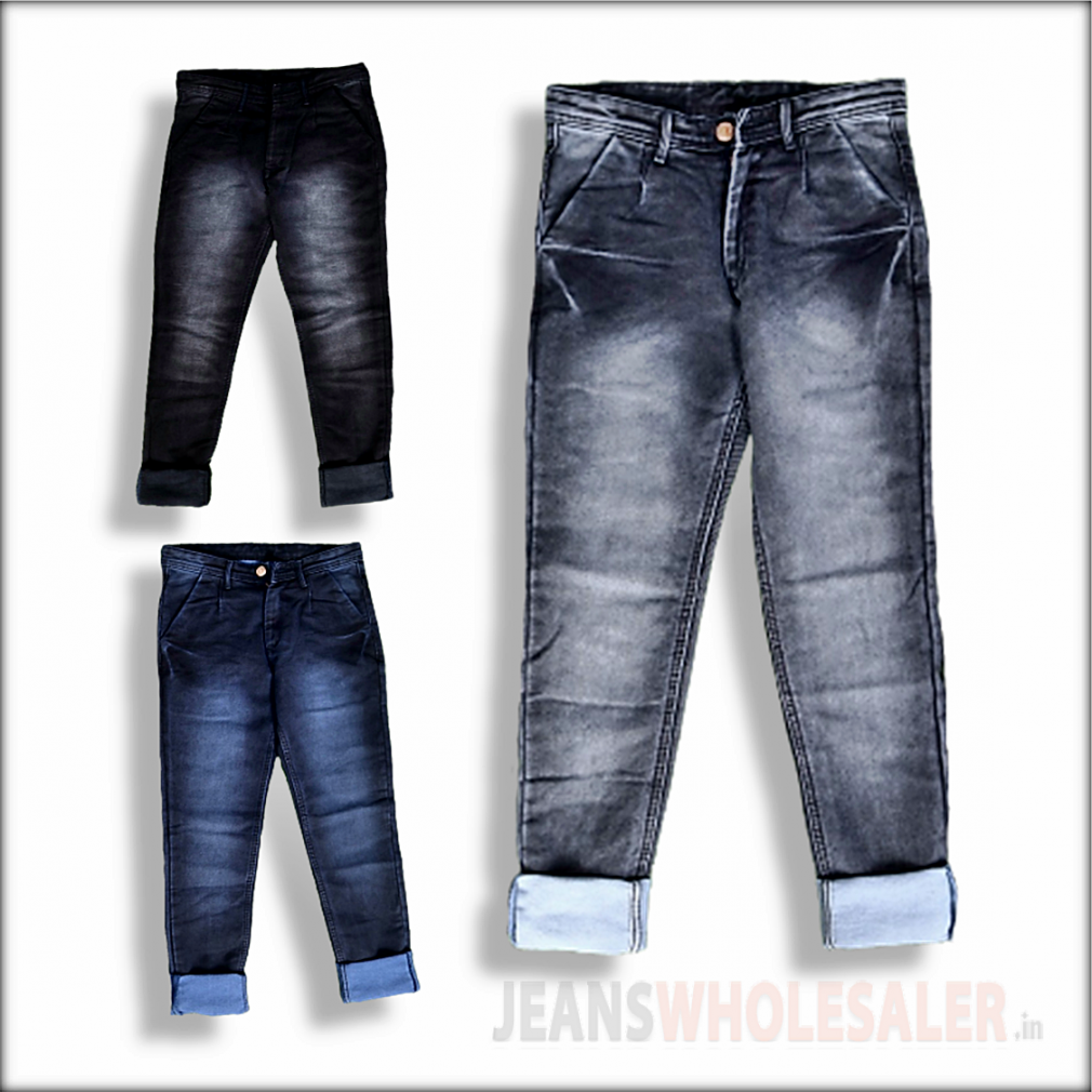 Buy Brand DVG Men Funky Printed Jeans cheap wholesale B2b india