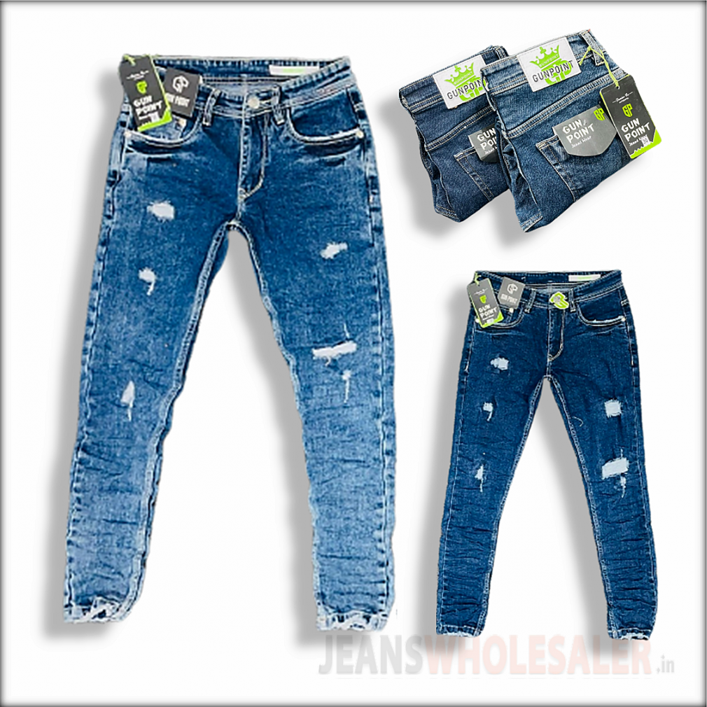 Brand GUN POINT primium Quality stretchable Normal funky jeans