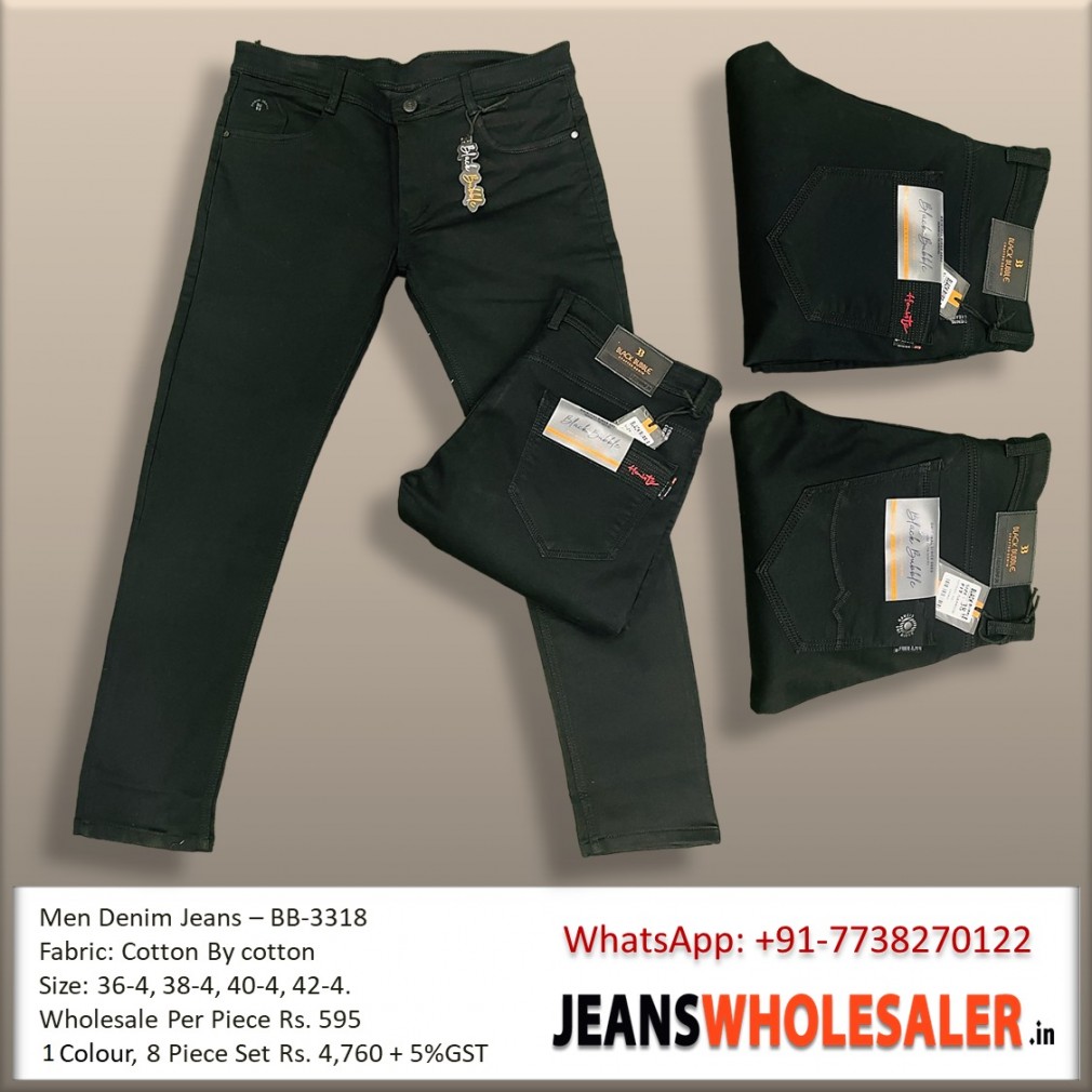 Buy Women Black Contrast Stitch Detail Straight Jeans Online at Sassafras