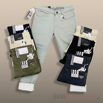 Men Dusty Colour Jeans BB3505