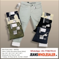 Men Dusty Colour Jeans