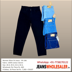 Women Mom Fit Jeans