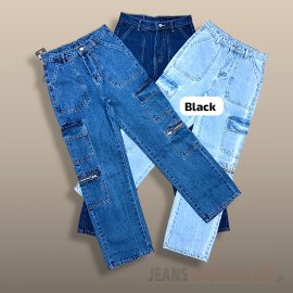 Women 8 Pocket Denim Joggers RS107