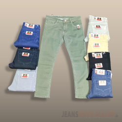 Men Dusty Colour Jeans UM2430