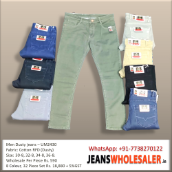 Men Dusty Colour Jeans 